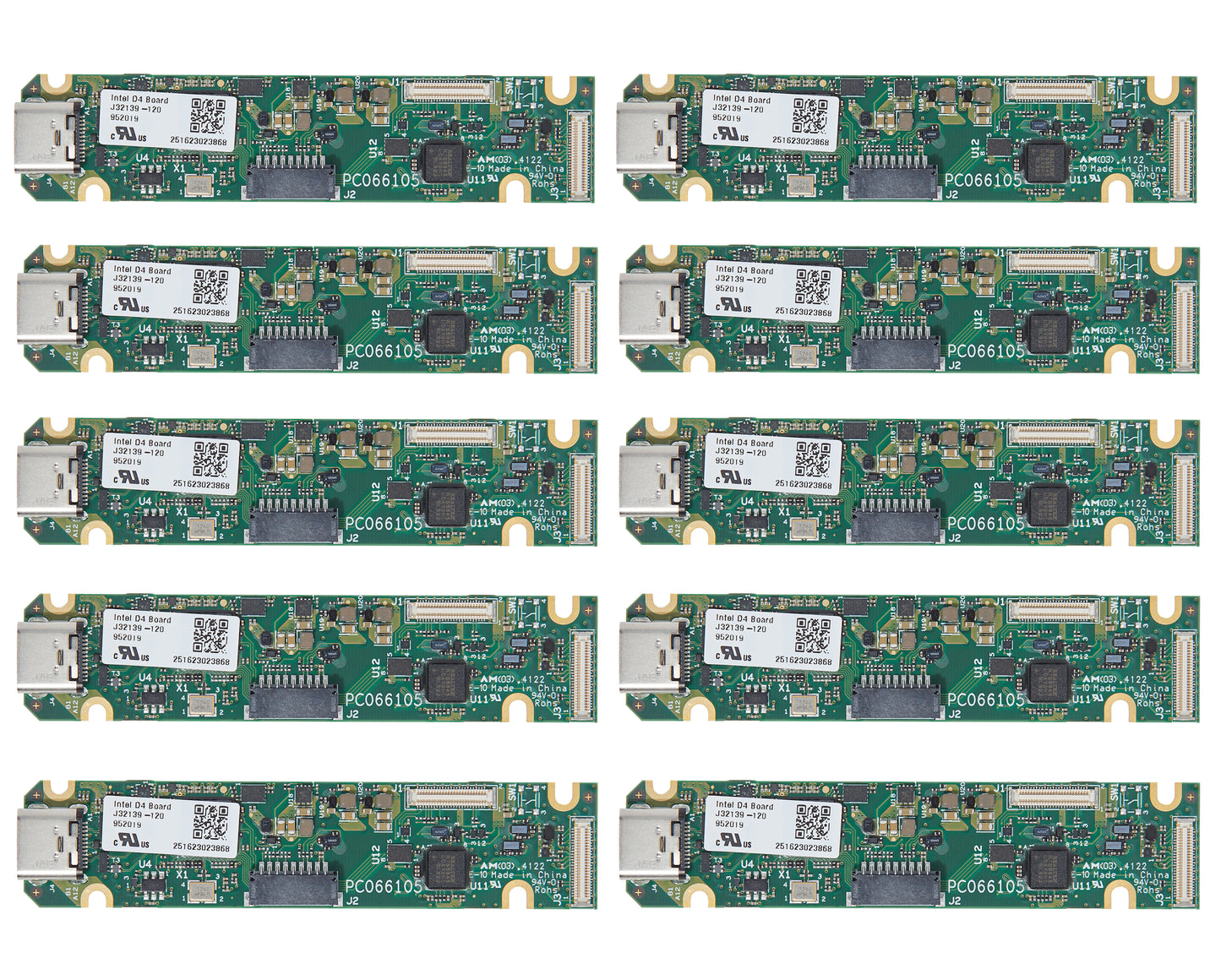 10 Pack - RealSense™ D4 Vision Card V1